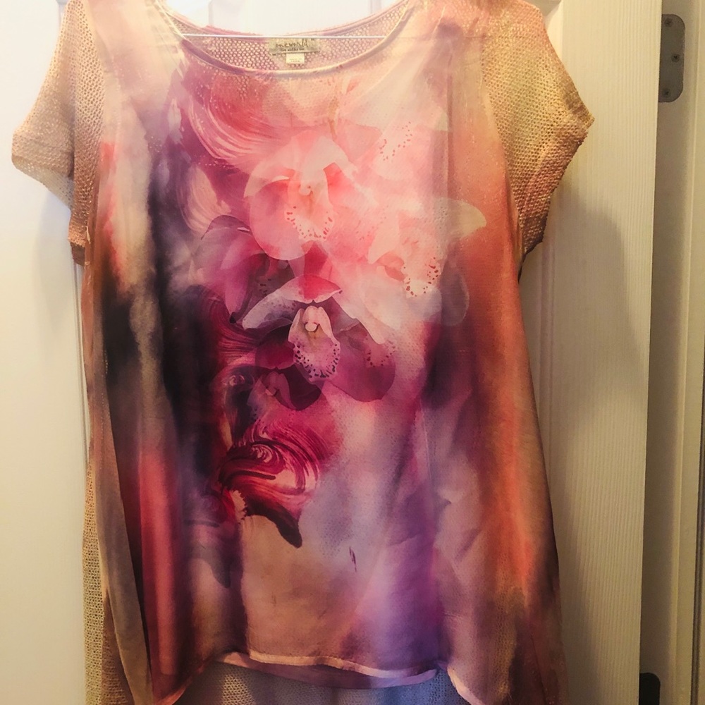 Oneworld Pink Tunic Blouse *Med*